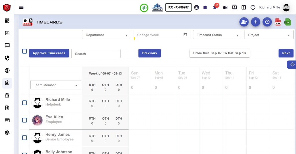 Timecard